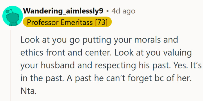 Call it loyalty, call it integrity, call it moral contouring—either way, she nailed the look.