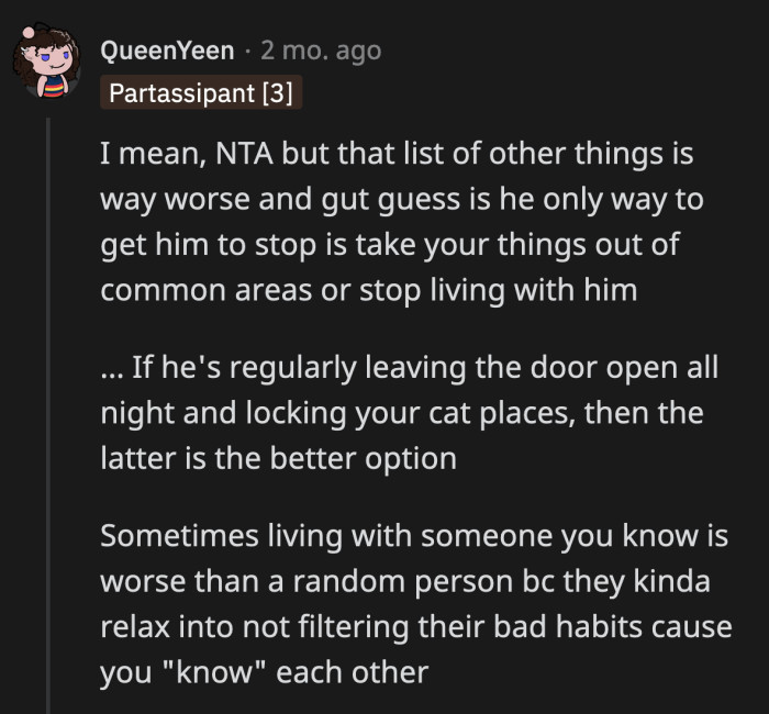 We sometimes tolerate terrible behavior from our friends because we know them. OP shouldn't do that.