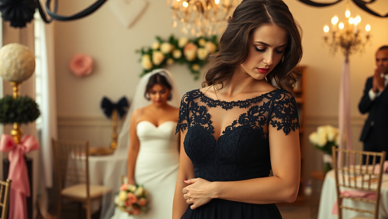 Should I Wear Black Lace as a Bridesmaid Despite the Wedding Theme? AITA?
