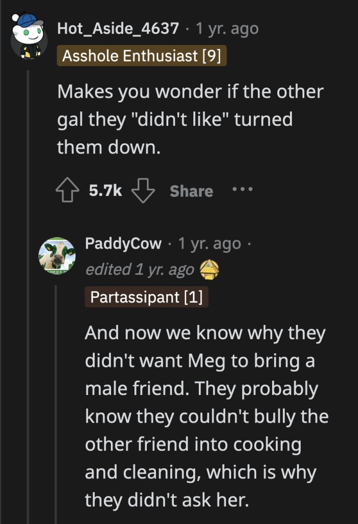 Did they think they could bully OP because she is a young woman? They are terrible people.