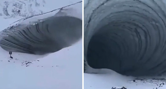"Entrance to Hollow Earth in Antarctica"