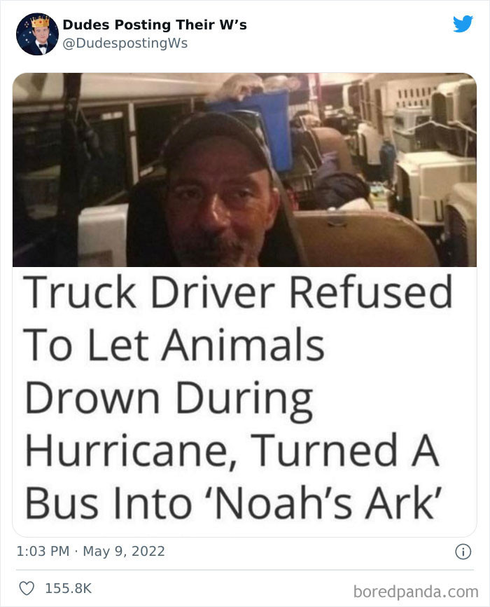 38. The bus is now Noah's Ark