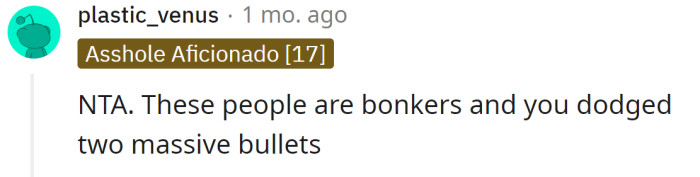 The OP dodged a bullet