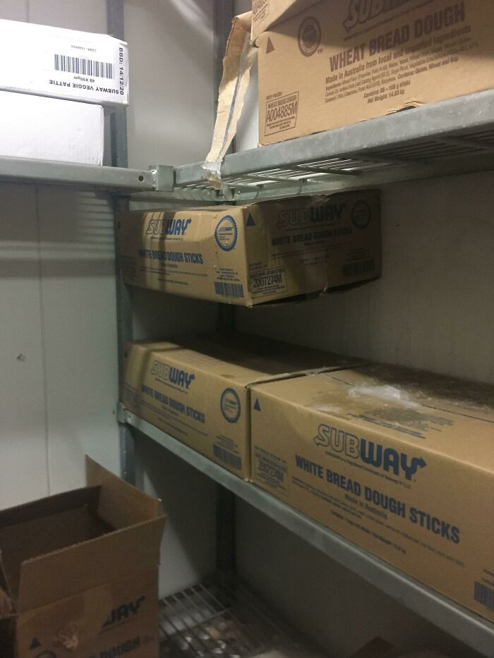 32. Box Of Bread Got Frozen To The Wall