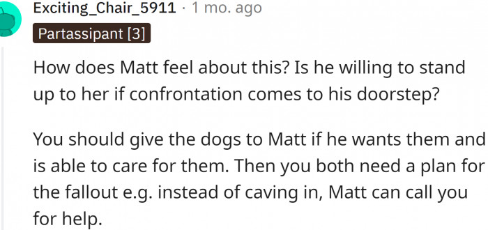 Then need a plan for the fallout