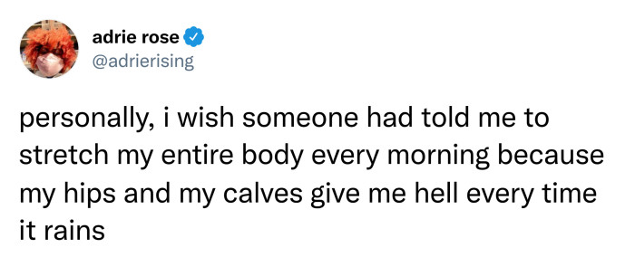 1. Stretch your body