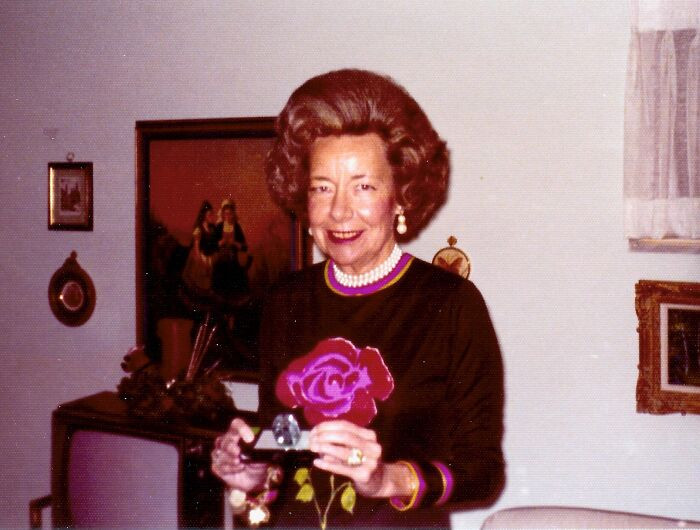"Grandmother With Kodak Camera, South Florida, Early 1970s"
