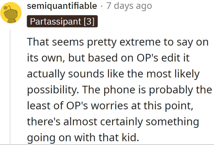 Another Redditor agreed that it's a bit aggressive but also believes it's the right thing to do.