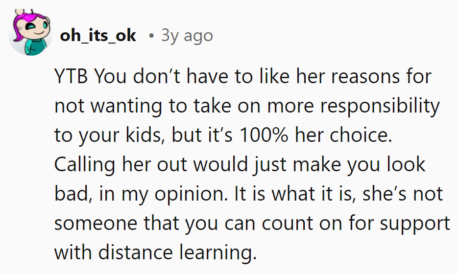 It is what it is, OP!