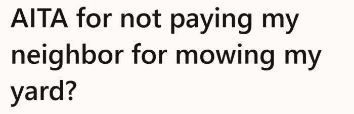 The kind of question that only gets asked after patience has been tested more than once...
