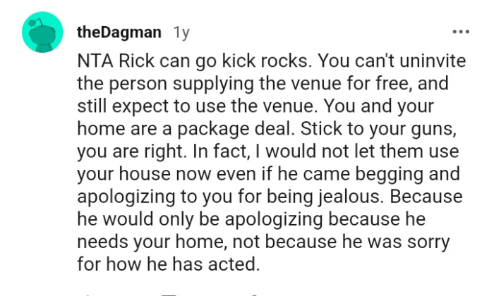 You and your home are a package deal