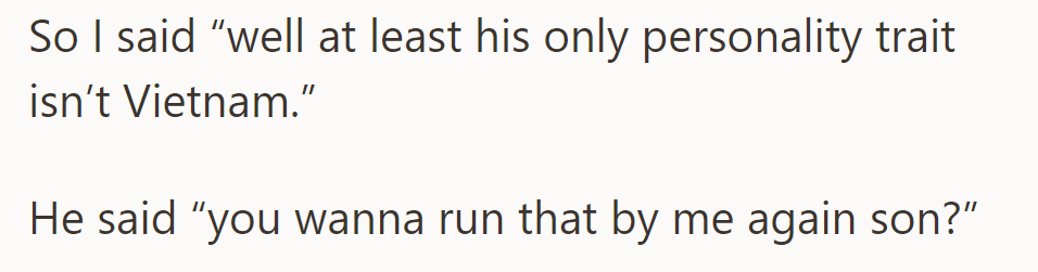 OP retorted with this comment...