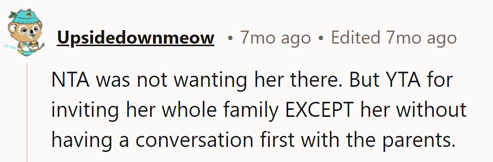 Oops! Party mix-up: drama edition. Note to self: clear guest list with the parentals.