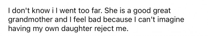 Being rejected by your own daughter is not an easy thing to deal with.
