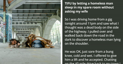After Letting A Homeless Man Spend The Night, This Man Had To Stay Up All Night To Prevent The Worst From Happening