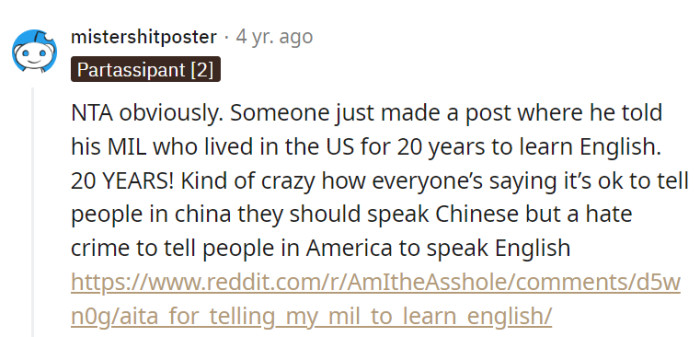 It's a classic case of 