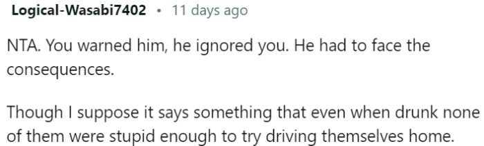 A Lesson in Responsibility