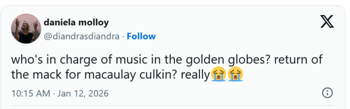 Who was on the aux? Internet reacts to the award show's music choices