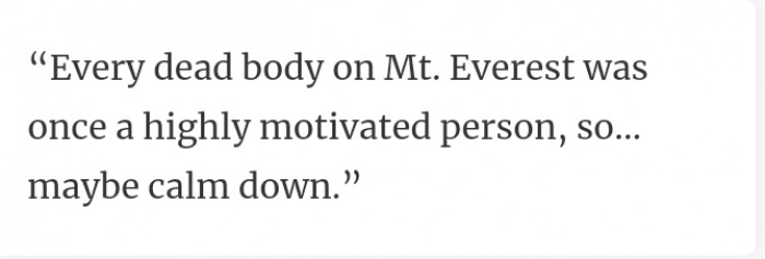 3. A highly motivated person