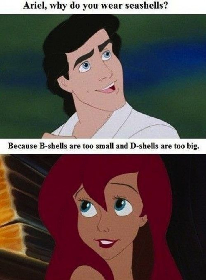 25. The real reason why Ariel wears seashells