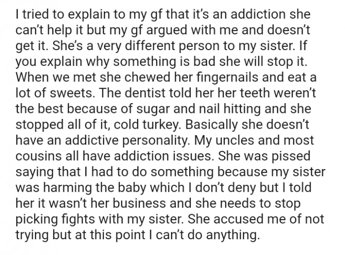 If you explain why something is bad, she will stop it