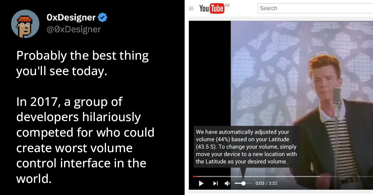 22 Developers Compete To Find The Creator Of The Worst Volume Interface Ever