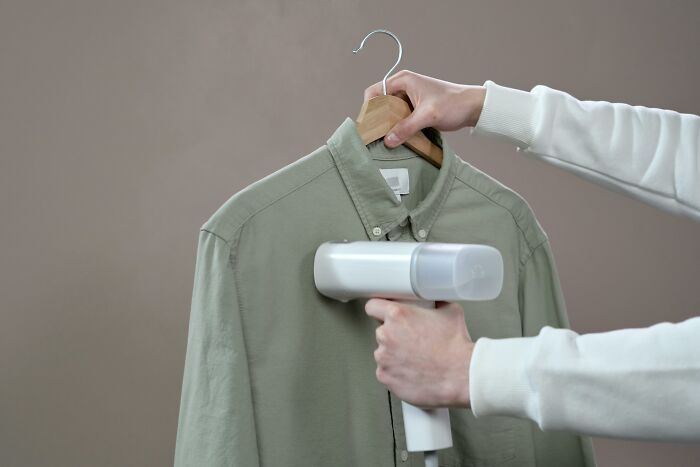 Clothing steamer- These are incredibly useful—quick setup, smooth results in minutes, and far safer than ironing for most clothes.