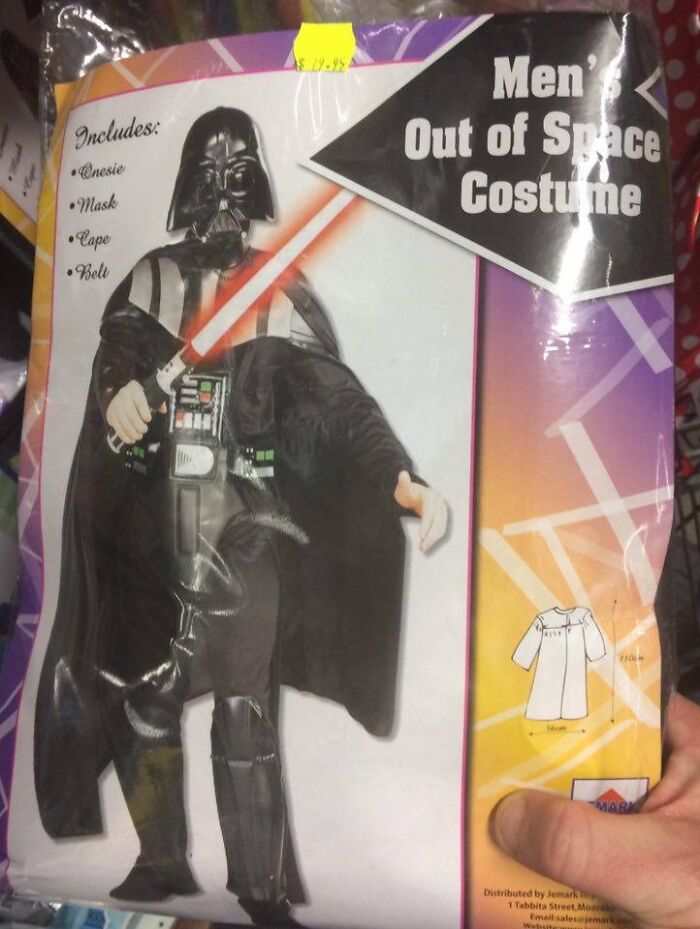 1. Men's Out of Space Costume
