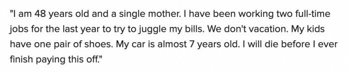 They are barely keeping their heads above water, but death is closer than salvation.