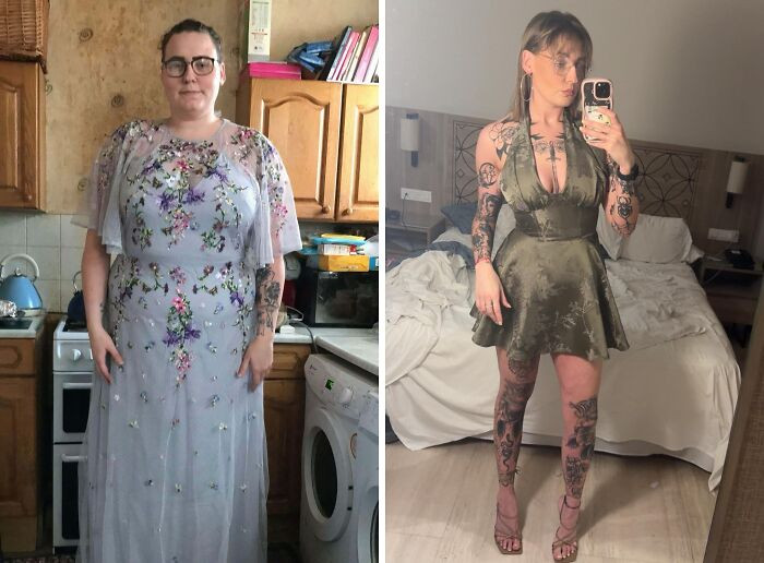 "Me At 27 And 31 Years Old"