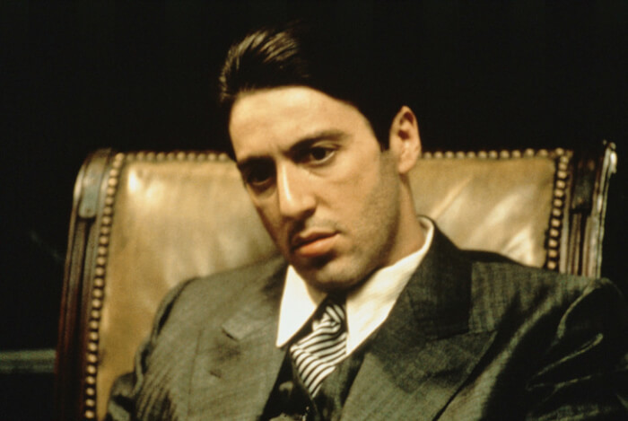 9. The Godfather (1972) featuring Al Pacino