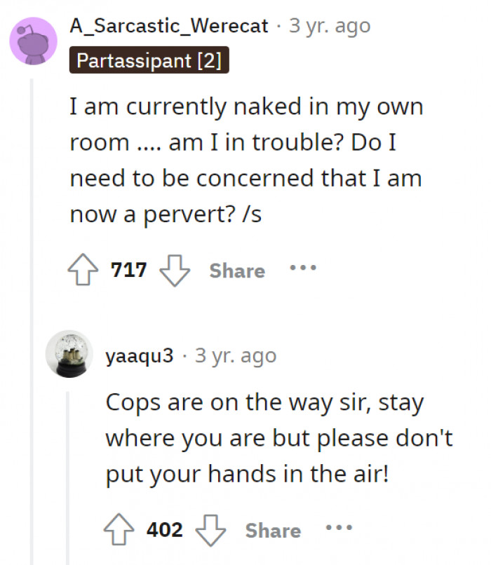 So much sarcasm in the air, we love it.