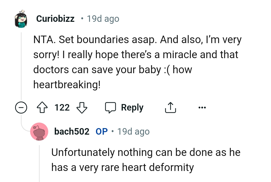 This Redditor is hoping for a miracle