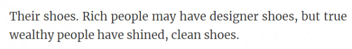 25. It's a sign of high quality