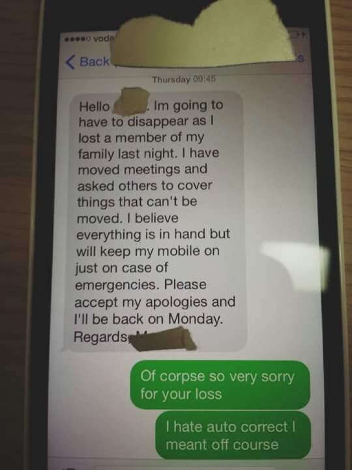 1. Of course, I'm so very sorry for your loss