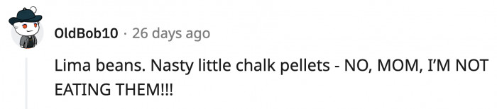12. That means you can't eat dessert
