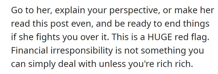 This is a HUGE red flag