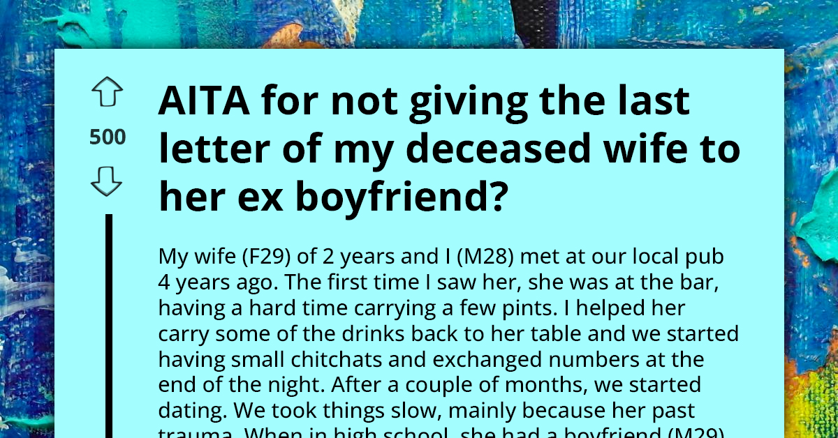 Man Goes Through Late Wife’s Belongings, Only to Find a Mysterious Letter Addressed to Her Ex