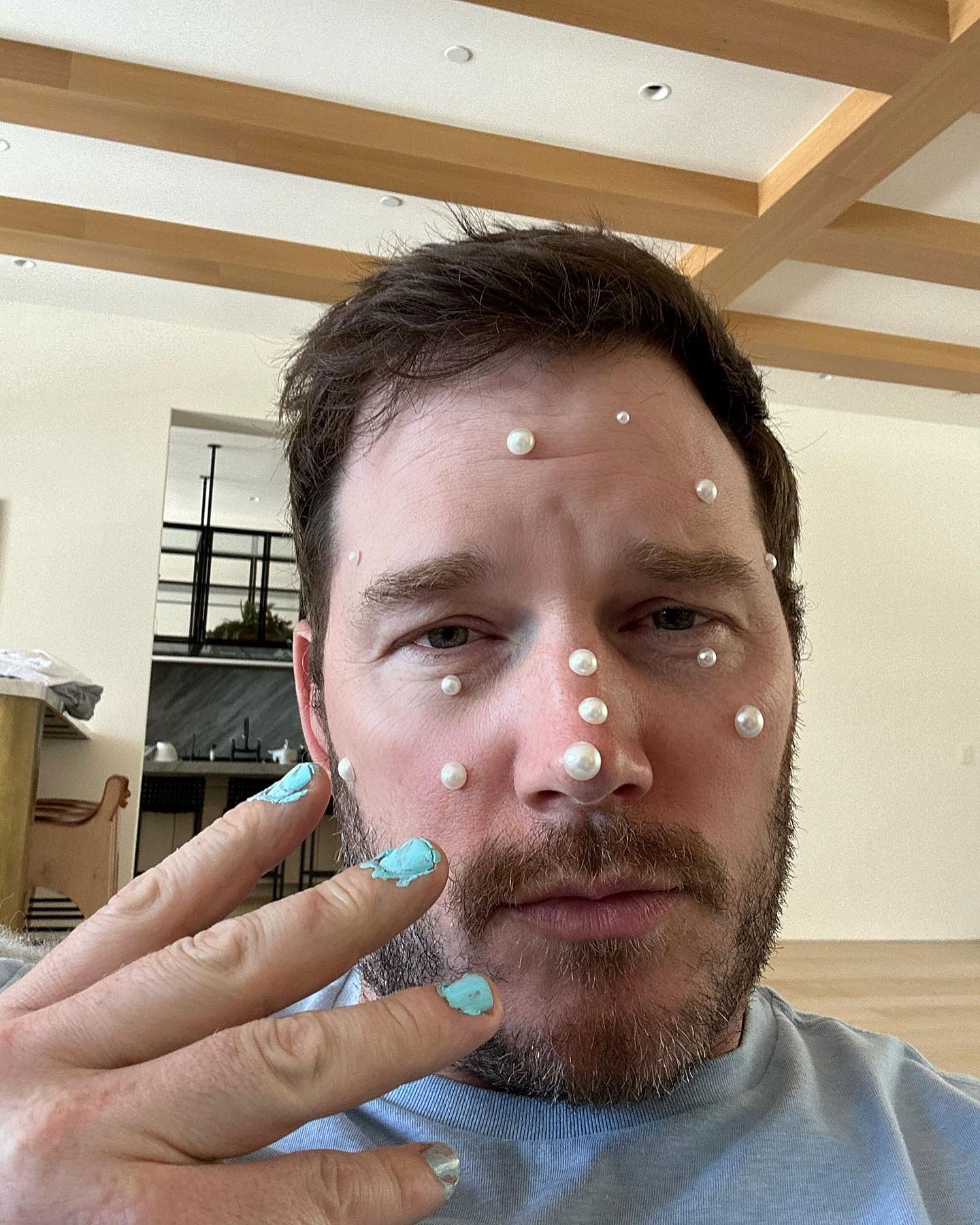 23. Chris Pratt being his usual goofy self