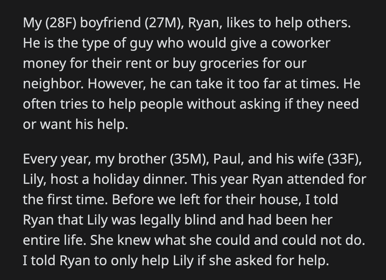 Ryan got even more condescending after dinner when Lily played a guessing game with her daughters.