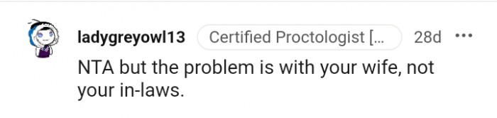 The Problem Is with Your Wife