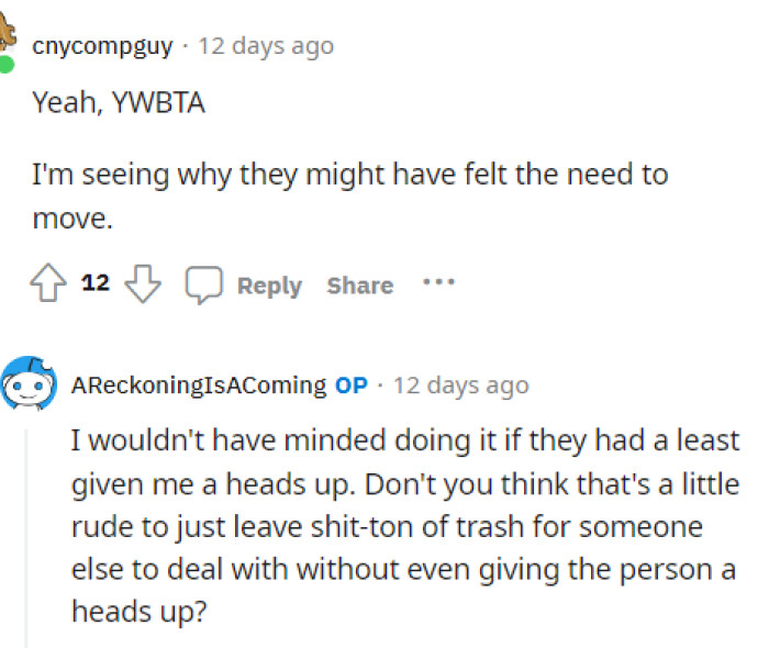 We Understand Giving OP a Heads-Up, but People in the Comments Seem to Think That OP Is Part of the Reason the Roommates Are Moving Out.