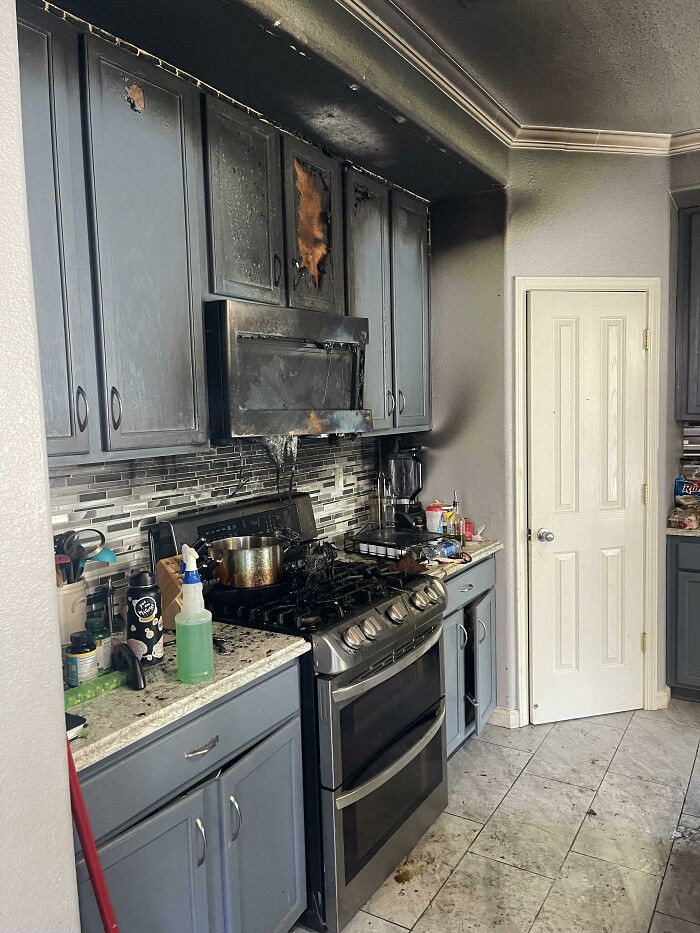 "Forgot I Was Heating Oil For French Fries"