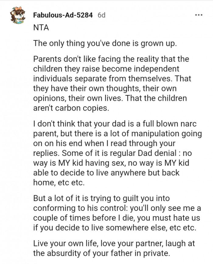 There's a lot of manipulation going on, on his end