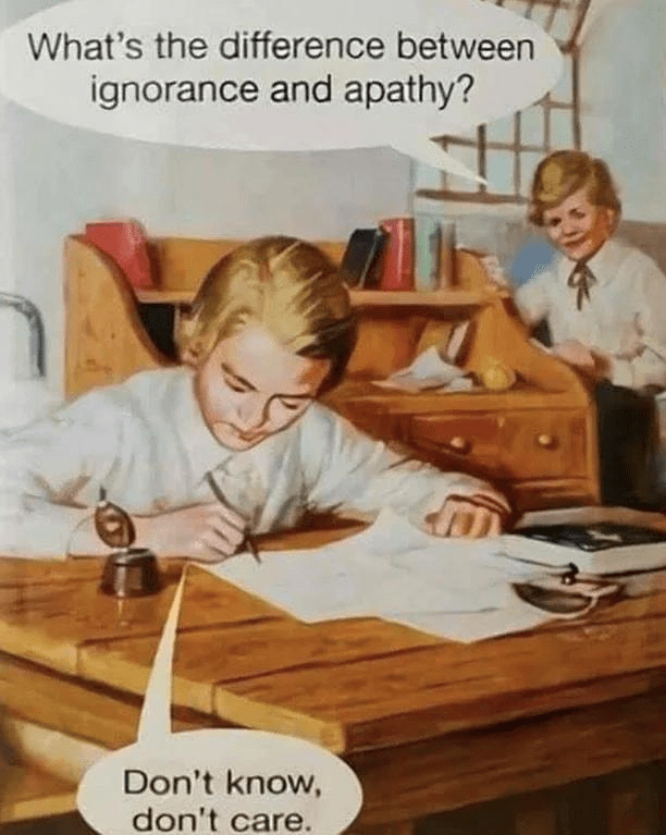 We're not sure if they're being sarcastic or if they're answering their own question.