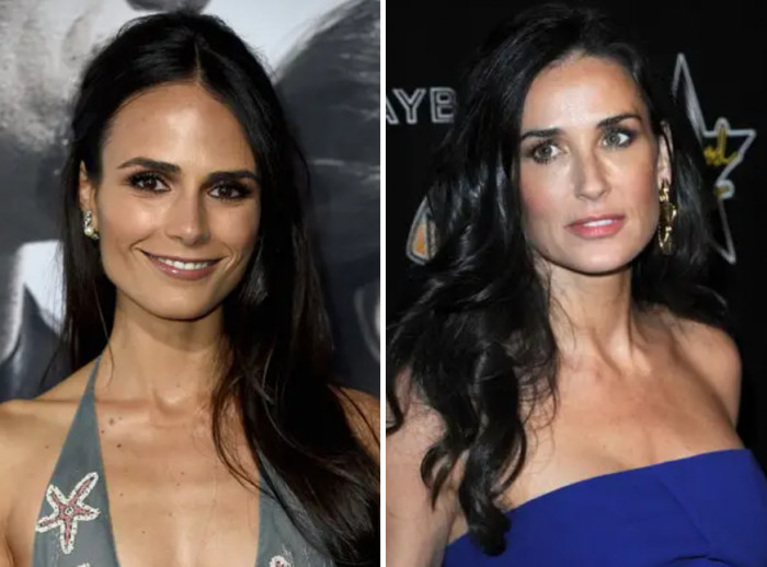 14. Jordana Brewster and Demi Moore