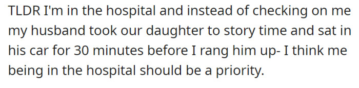 Just a little message would have made this situation a bit easier for OP.