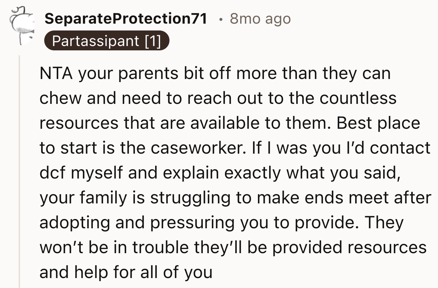 The parents bit off more than they could chew