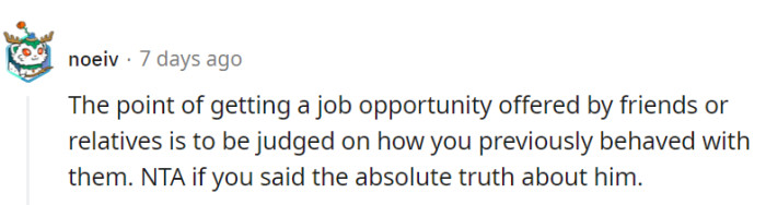 OP just saved the HR some unnecessary trouble!