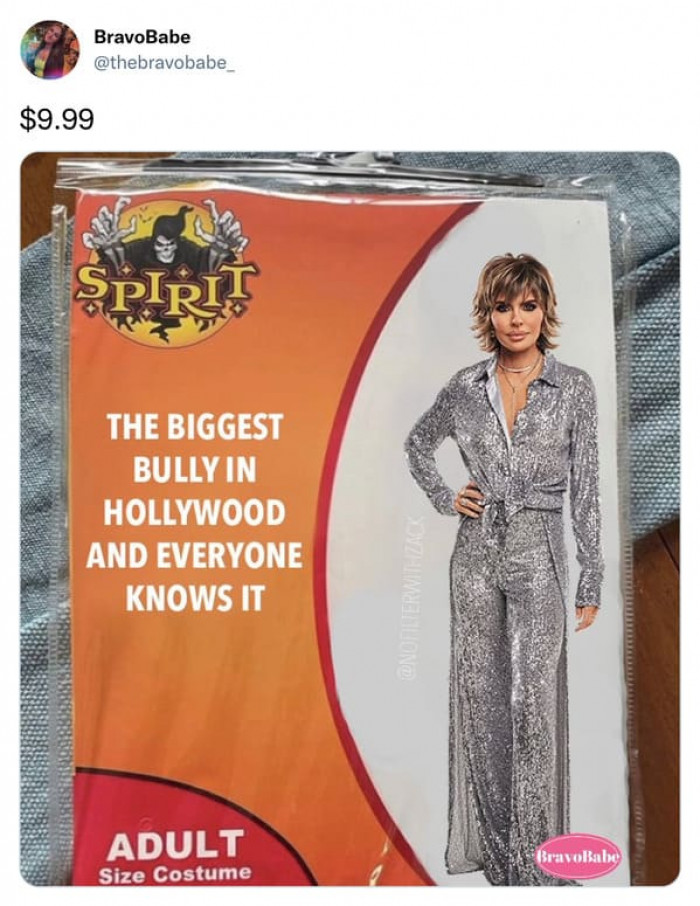 7. A Fake Spirit Halloween Costume of the Biggest Bully in Hollywood